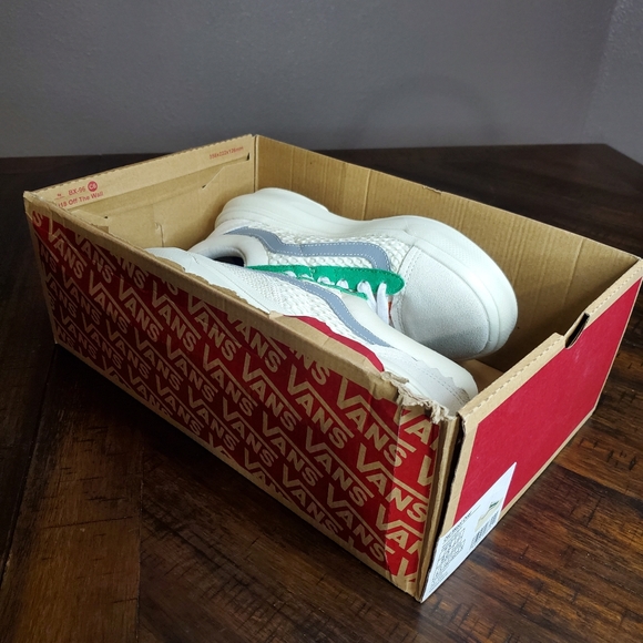 Vans Old Skool Overt Marshmallow/Multi Women Size 9, Men Size 7.5 - Picture 10 of 12